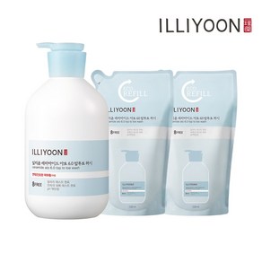 일리윤 세라마이드아토6.0탑투토워시 1000ML+리필 500ML 2입, 1개