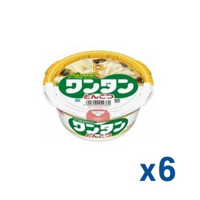 마루짱 완탄 돈코츠 미니 일본컵라면 37g x 6개