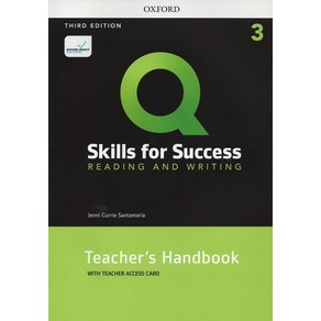 Q Skills fo Success: Reading and Witing 3 Teache's handbook (with Teache Access Cad)