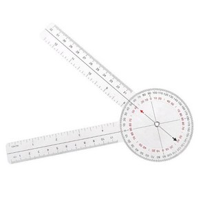 디지털각도기 철자 13 인치 33cm 각도계 의료 관절 눈금자 교정 정형 외과 척추 손가락 각도 각도기, 없음, 1개