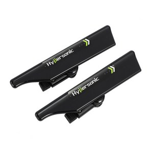 Hypesonic 2 Pcs 블랙 와이퍼 스탠드 앞 유리 와이퍼 윙 앞 유리 와이퍼 블레이드 스포일러 메이트 윙 자동차 자동차 도구 액세서리, 1) Black, 1)Black