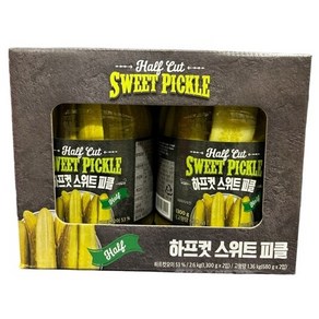 New 하프컷 스위트 피클 1.3KGX2입, 1.3kg, 2개