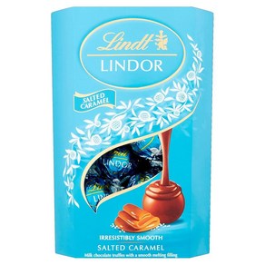 신제품: Lindt Lindo 밀크 초콜릿 솔티드 캐러멜 선물 상자 200g, 1개