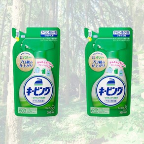 카오 키핑 다림질 전용 풀 스프레이 리필 350ml, 2개