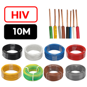 HIV 전선 전기선 단선 1.5SQ 2.5SQ 10미터 단위 절단판매 스위치 콘센트 전기단선, 1개, HIV 2.5SQ 녹색 (10m)