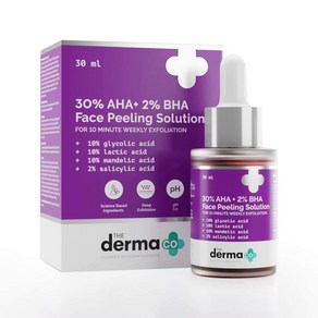 인도 더마(주) 각질제거 30% AHA + 2% BHA 페이스 필링 솔루션- 30 ml(demaco), 1개, 30ml