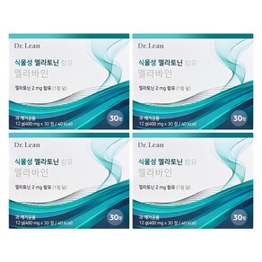 닥터린 식물성 멜라토닌 함유 멜라바인 2mg 함유, 30정, 4개