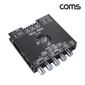 Coms Hi-Fi 블루투스 2.1채널 오디오 파워 앰프 JA229