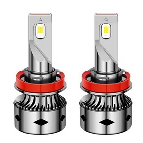 삼림늑대 자동차 60W LED 전조등 1쌍 12V-32V 차량용, 9012, 1개