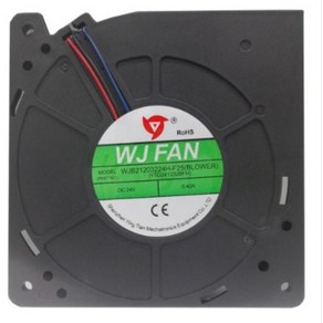 120mm 쿨링팬(냉각팬) / WJFAN / DC 블로워 FAN / 모델명 WJB21203224H-F25(BLOWER) / 120X120X32T / 24V / FG센서 / 시로코팬, 1개