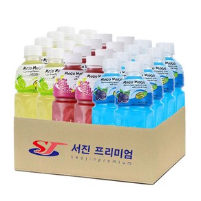 (서진프리미엄) 모구모구 3종혼합(샤인머스켓+포도+블랙커런트) 320mlx24ea, 24개, 320ml