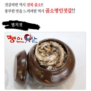 멸치젓2Kg염장젓갈 멸치원마리 멸치육젓 곰소명인젓갈, 2kg, 1개