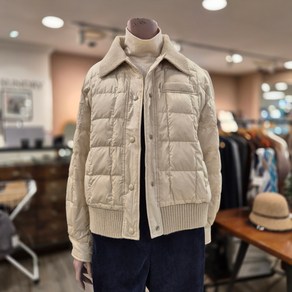 BCBG 니트 카라 다운 점퍼 _ B4D9Y963 71 [L/BEIGE]