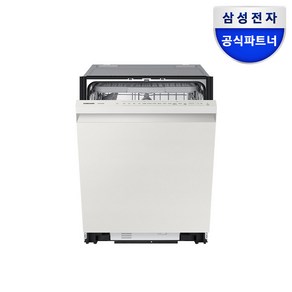 삼성전자 비스포크 식기세척기 DW60DB710W01 14인용 대용량 고온직수 살균 강력세척 강력건조 저소음 젖병소독 키친핏, 방문설치, 코타화이트