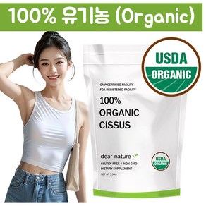 디어네이처 유기농(Oganic) 시서스가루 250g 타먹는 시서스파우더 [미농림부 USDA 인증], 2개