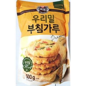 부침가루(백설 우리밀 500g)/식당용, 0001, 500g, 1개