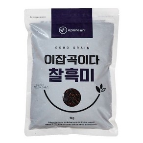 (단)24년 국산 진도 찰흑미 1kg x 5봉, 5개