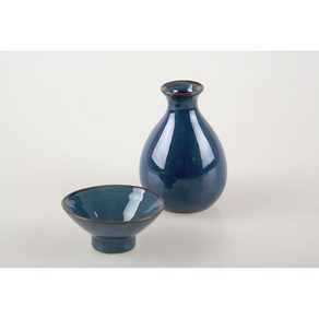 [요리하는남자들] 토우가 도쿠리 200ml 사케병 / 사케잔 (4종 컬러), 청백색 사케 잔, 1개