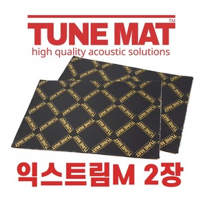 방진매트2장 튠매트 TUNEMAT 3종선택 차량 방음방진매트지, 2개