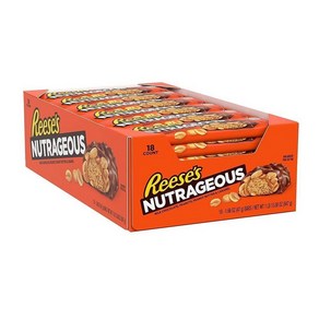 Reese's NUTRAGEOUS 리세스 땅콩 버터 캐러멜 초콜릿 초코렛 초코바 (18개입), 847g, 1개