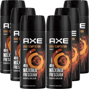 AXE Body Spray Dark 데오드란트 바디 스프레이 150ml 6팩