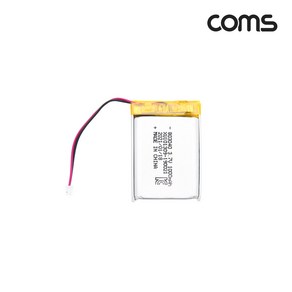 Coms 803040 충전지(배터리) 3.7V 1000mAh UB918, 1개입, 1개