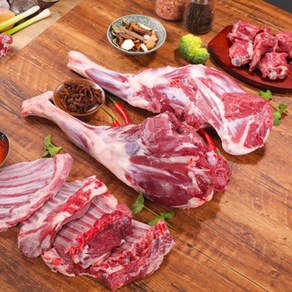 (배터짐) 캠핑가자! 램 통 양모듬지육10kg내외 (반마리내외) 양갈비 양고기, 10kg, 1개