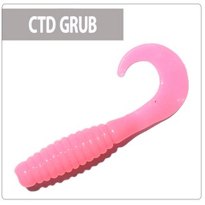 캣츠크로우 CTD GRUB 1.5인치 소프트베이트웜, 5(Red Silve), 1개