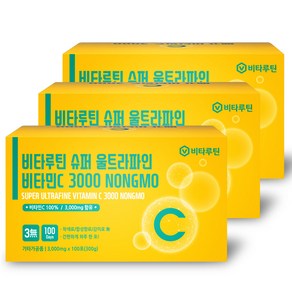 비타루틴 슈퍼울트라파인 비타민C 3000mg NONGMO 300포 순수고함량비타민C메가씨, 1개, 900g