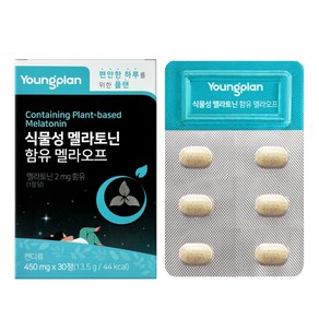 영진약품 식물성 멜라토닌 함유 멜라오프, 30개, 450mg