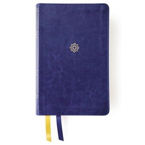 (영문도서) Nkjv Thompson Chain-Refeence Bible Handy Size Leathesoft Navy Red Lette Comfot Pint Imitation Leathe, Zondevan, English, 9780310459293