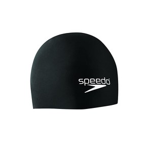 Speedo 남녀공용 성인용 수영 모자 실리콘 탄성체 블랙, Metallic Gold, 1개