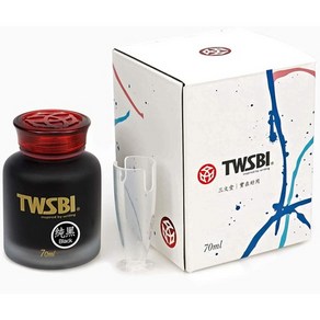 일본직발송 3. TWSBI (트위스비) 소모품 병 잉크 70ML 블랙 B082P5XNXS, One Size, One Colo