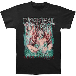 ROCKPANDA Cannibal Corpse Worm Infested 반팔티