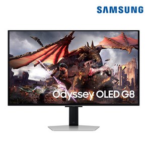 삼성전자 오디세이 OLED G8 G80SD S32DG800 32인치(80.3cm) 4K 피벗 게이밍 모니터, LS32DG800SKXKR, 80.3cm