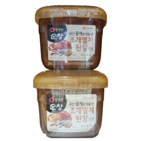 청정원 순창 국산 꽃게로 맛을낸 조개멸치 된장양념, 900g, 2개