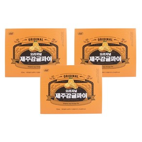 제주탐나애 제주 오리지널 감귤파이 제주도 여행 기념 선물, 234g, 3박스