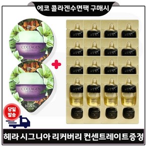 GE7 에코 콜라겐// 수면팩 2개// 구매시 샘플 헤라 시그니아 리커버리 컨센트레이트 2ml x18개 (총 36ml) 최신형세트, 1개