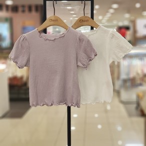 치크 *2024SS* 기본 반팔 요루지 티셔츠 [동아백화점수성점]