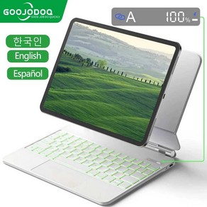 케이스 LCD 커버 iPad 11 129 12 9 Ai 5 4, 한국 블랙, 4)스페인 블랙 - 프로 12.9 인치, 46