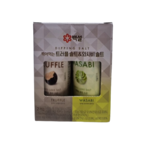 백설 찍어먹는 트러플 솔트 & 와사비 솔트, 155g, 2개