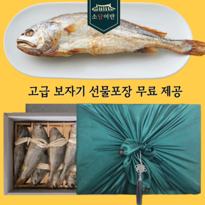 [소담어반] 영광 법성포 보리굴비 추석 선물세트 프리미엄 명절 반건조 대왕 특대 산지직송, 1.반건조(10마리_28~29cm)., 1개