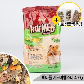 [올블루] 비타폴 카르마 햄스터사료 400g 드워프 햄스터먹이, 1개