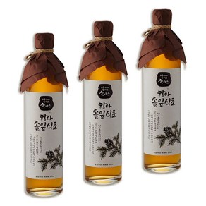 굿소일즈 항아리 숙성 천연 발효 솔잎 식초, 3개, 0.5l