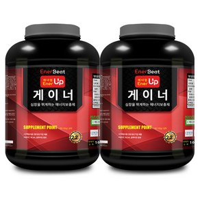 웨이테크 에너업 게이너 프로틴보충제 /벌크업 보충제/사은품 증정, 2개, 2.2kg