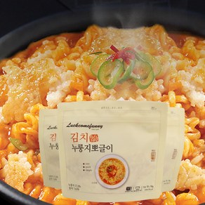 범푸드24 야전식량 전투식량, 김치 누룽지 뽀글이, 90g, 10개