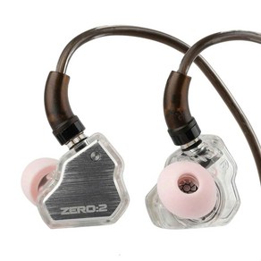 7hz Zeo2 이어폰 제로투 이어폰 7hz x Cinacle 인이어 이어버드, 실버(zeo2)이어폰