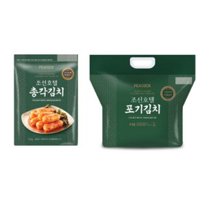 조선호텔김치 포기김치 4kg + 총각김치 1.5kg, 1개