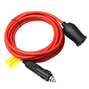 차량용 시거잭 연장 소켓 12V/24V 15A 180W 익스텐션, 1개, 1구