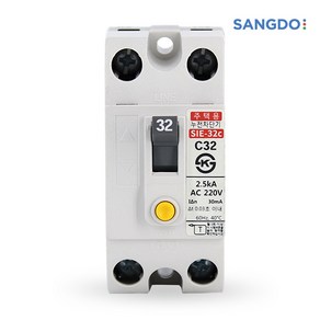 [상도전기]소형누전차단기/주택용/SIE-32C, 1개, 20A고감도